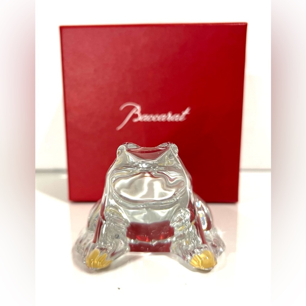 Baccarat Frog paperweight - Vintage - Picture 5 of 5